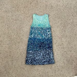 Girls sequin dress. Size: 8.